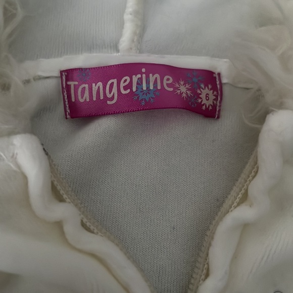 Tangerine girls zip sweater - Picture 2 of 3